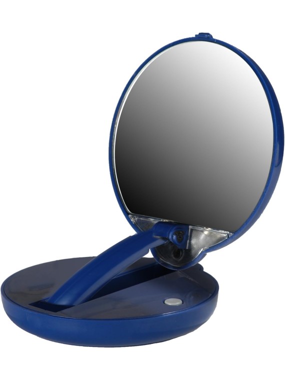 Floxite 15Xmag, Blue, Tabletop Mount, Round Glass Mirror