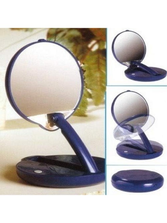 Floxite 15Xmag, Blue, Tabletop Mount, Round Glass Mirror